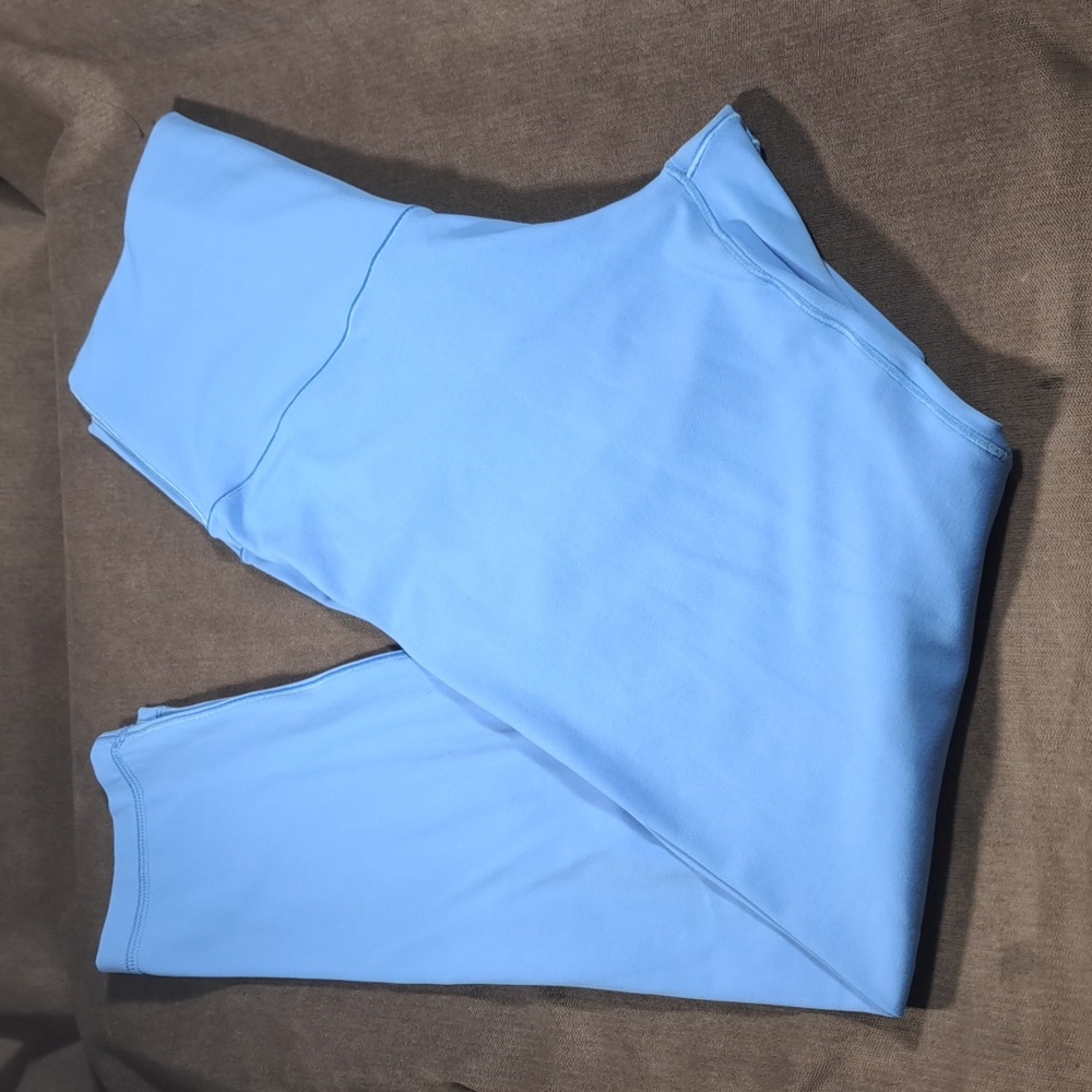 OFFLINE By Aerie Real Me XTRA High Waisted 7/8 Light Blue Leggings NWOT L - Picture 2 of 13